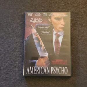 FREE WITH PURCHASE American Psycho DVD movie Horror/ Thriller Christian Bale